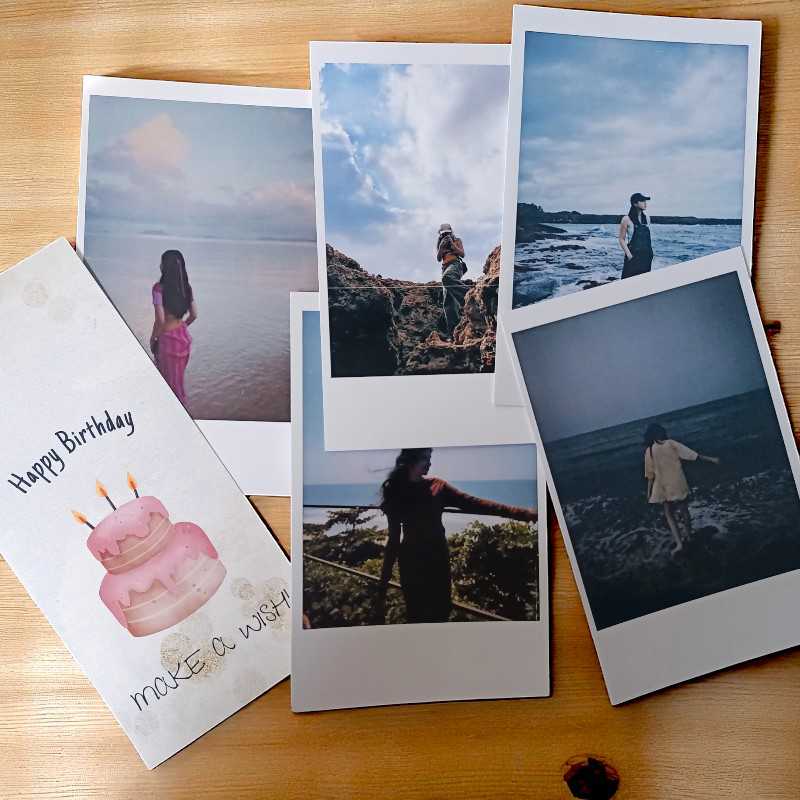 Custom Photo Birthday Gift Set with Personalized Tag - Flowers to Nepal - FTN