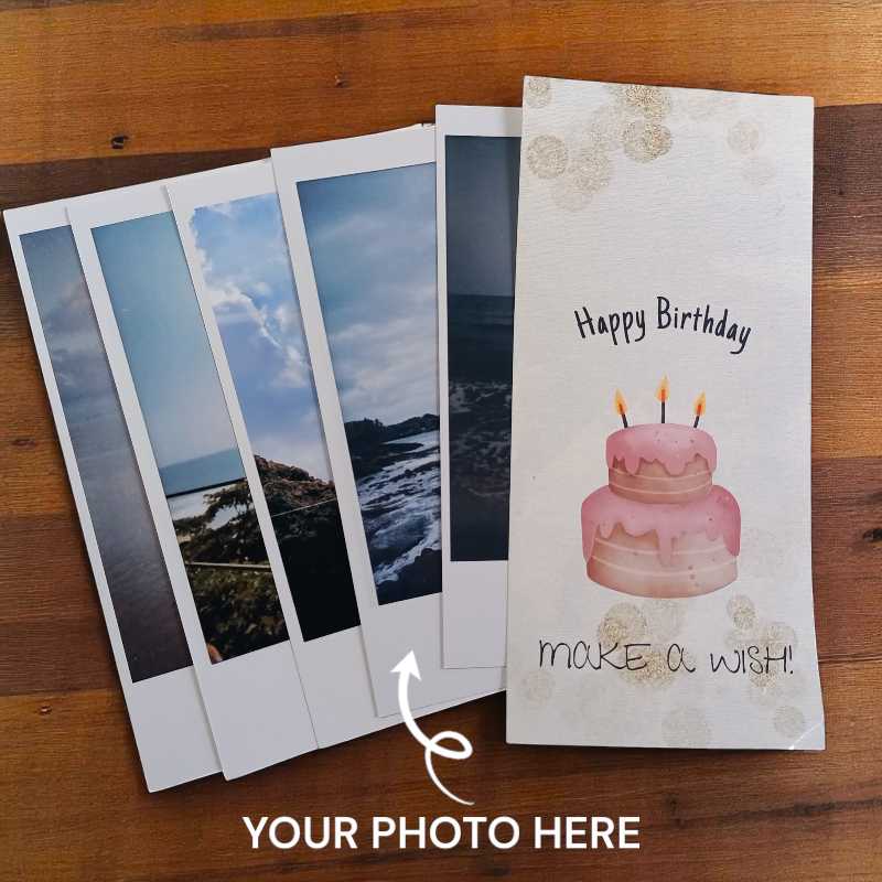 Custom Photo Birthday Gift Set with Personalized Tag - Flowers to Nepal - FTN