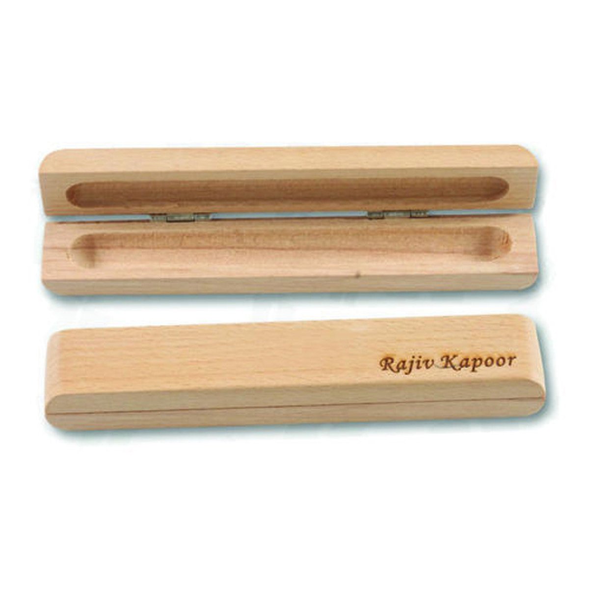 Custom Wooden Pen Holder Box With Name - Flowers to Nepal - FTN