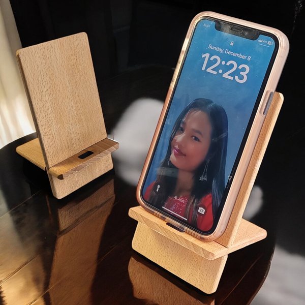 
                  
                    Customisation Smiley Face Wood Phone Stand - Flowers to Nepal - FTN
                  
                