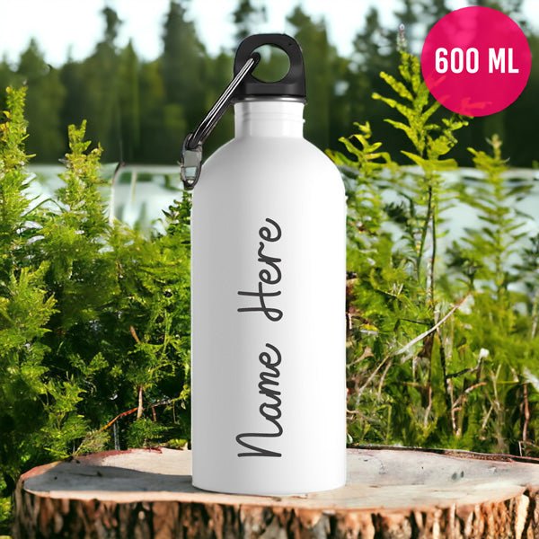 
                  
                    Customised Aluminium Water Bottle 600ml - Flowers to Nepal - FTN
                  
                