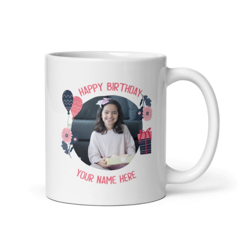 Customizable Birthday Mug Gift With Photo - Flowers to Nepal - FTN