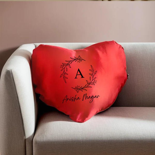 Customizable Heart Shape Cushion - Flowers to Nepal - FTN