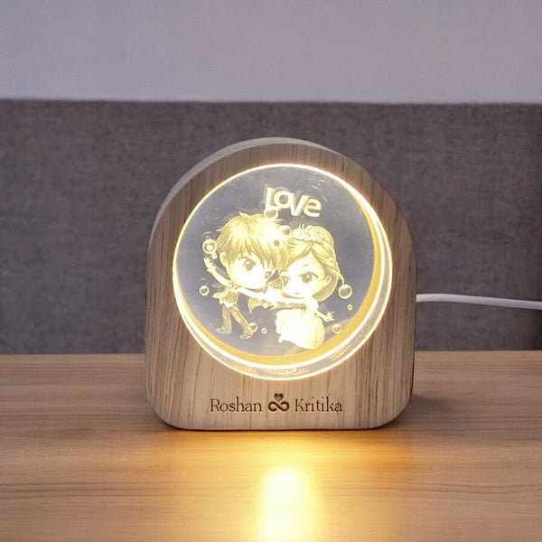 
                  
                    Customized 3D Crystal Ball LED Night Light (USB) - Flowers to Nepal - FTN
                  
                