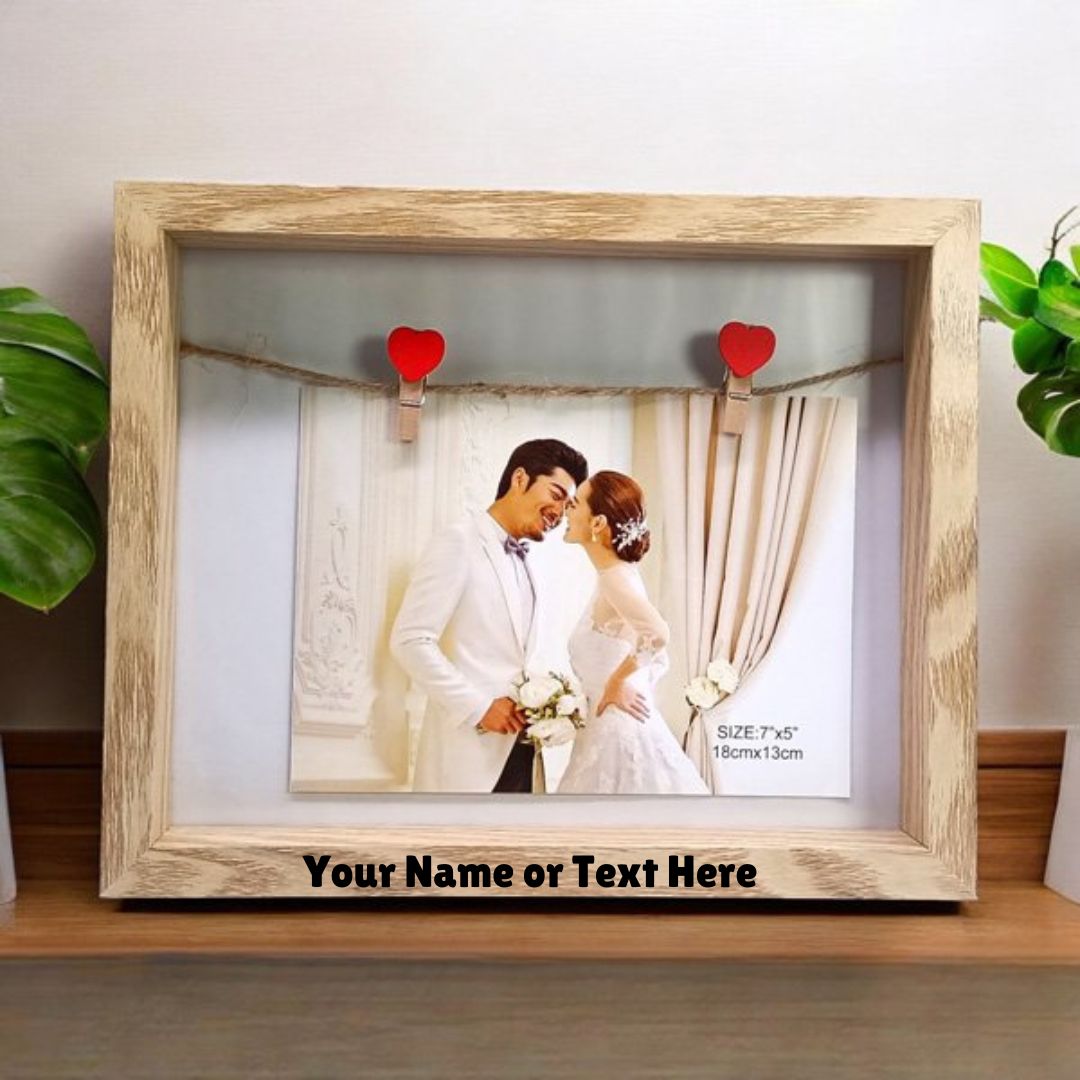 Customized Frame with Recipients Image & Text - Flowers to Nepal - FTN