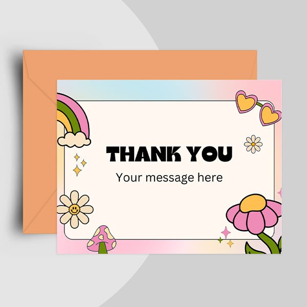 Customized Thank - You Card - Flowers to Nepal - FTN