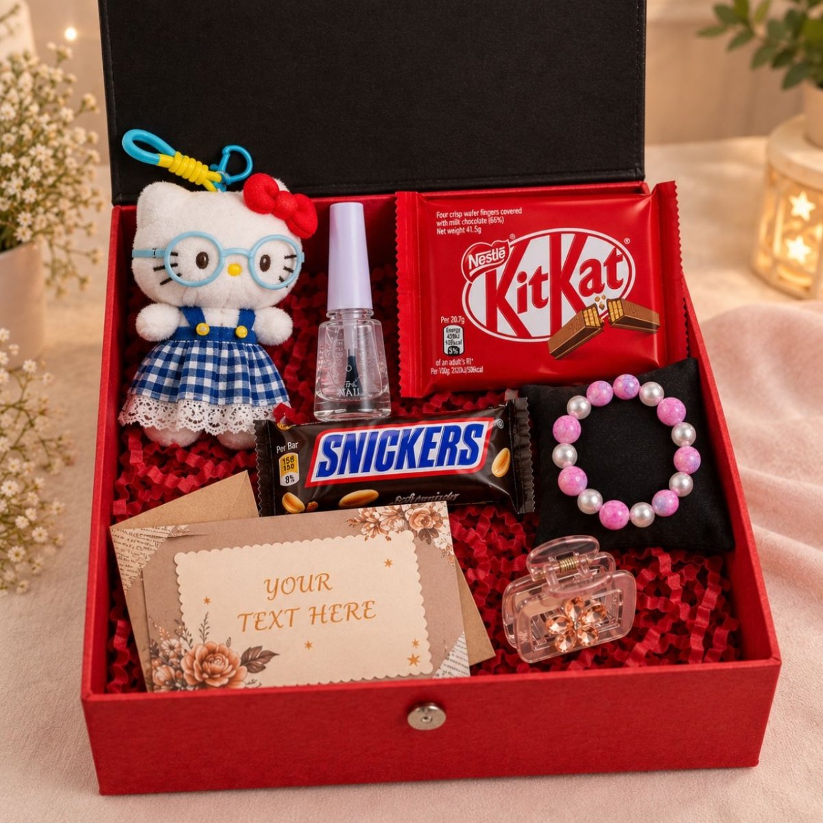 Cute Beauty & Chocolate Hamper - Flowers to Nepal - FTN