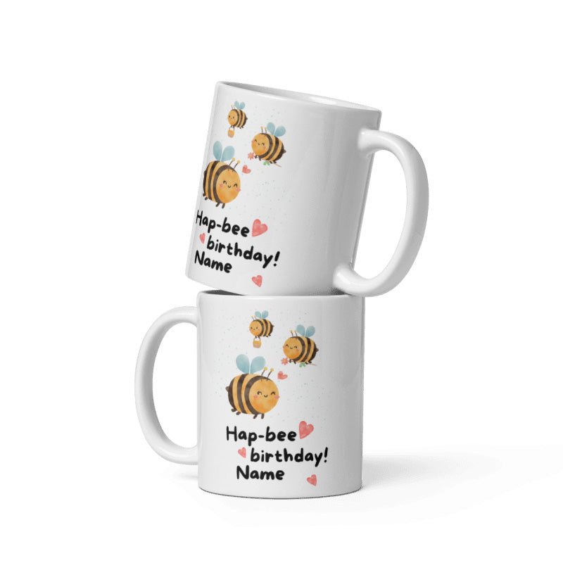 Cute Design White Ceramic Birthday Mug - Flowers to Nepal - FTN