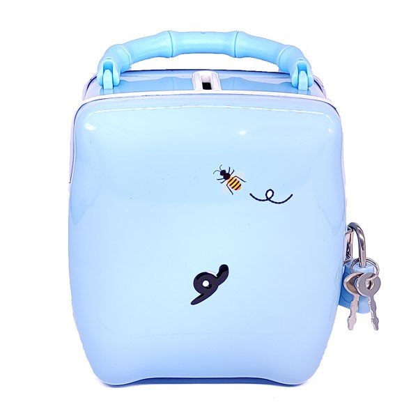 
                  
                    Cute Pig Bag Design Tin Coin Box (Blue) - Flowers to Nepal - FTN
                  
                