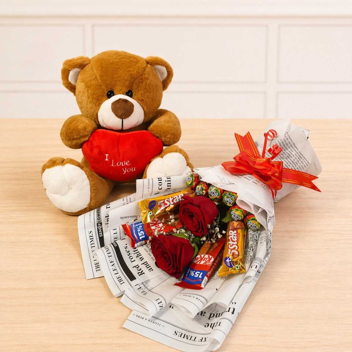 Cute Romantic Chocolate Flower Bouquet - Flowers to Nepal - FTN