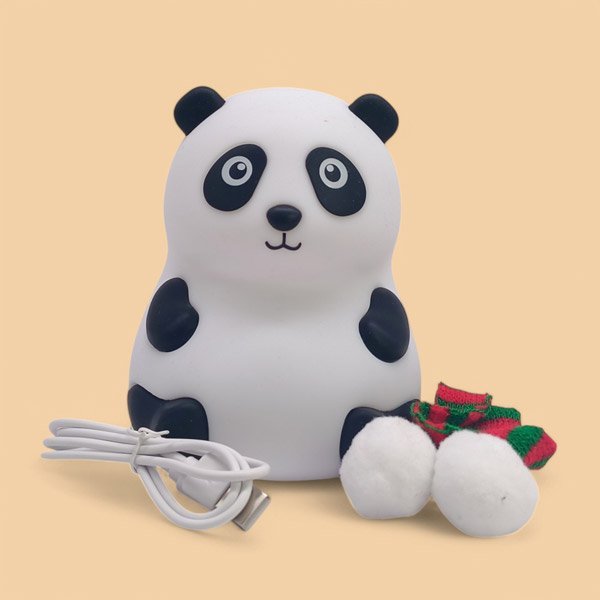 Cute Silicone Panda LED Light Changing Lamp - Flowers to Nepal - FTN