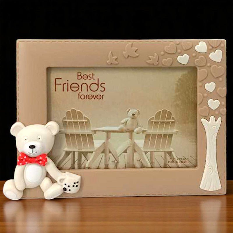 Cute Teddy Picture Frame - Flowers to Nepal - FTN