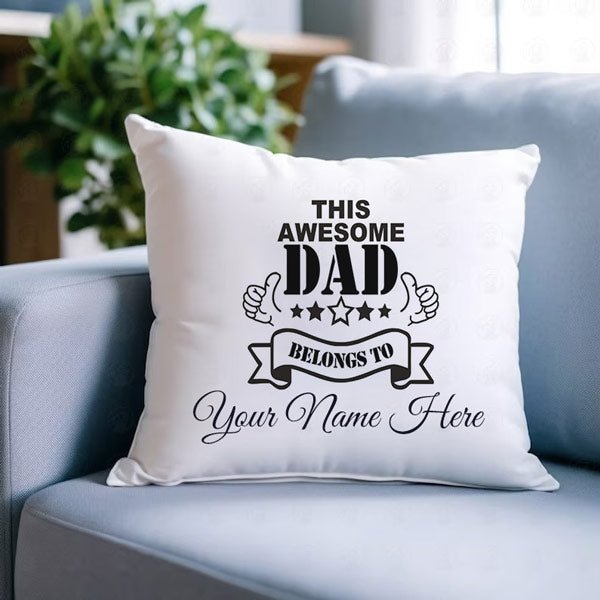 Dad Special Personalized Cushion - Flowers to Nepal - FTN