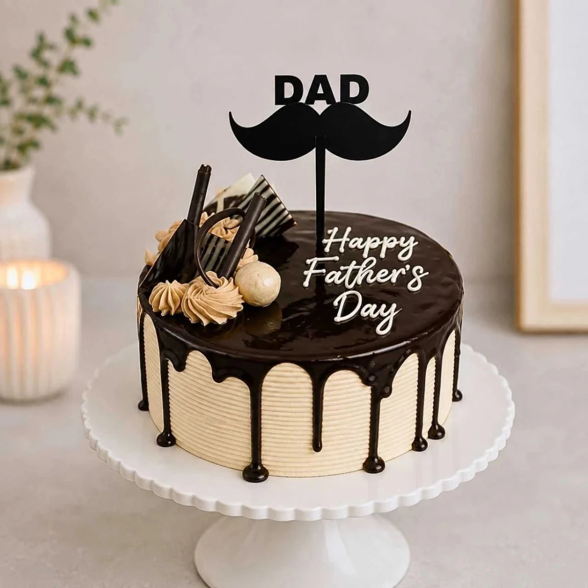 Dad’s Special Rich Coco Mocha Cake – 2lbs - Flowers to Nepal - FTN