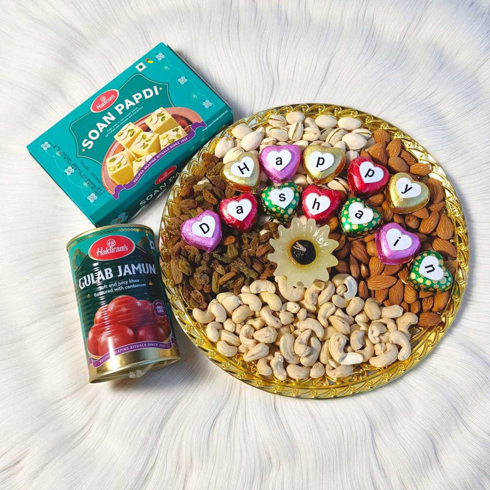 Dashain Nuts & Mithai Combo - Flowers to Nepal - FTN