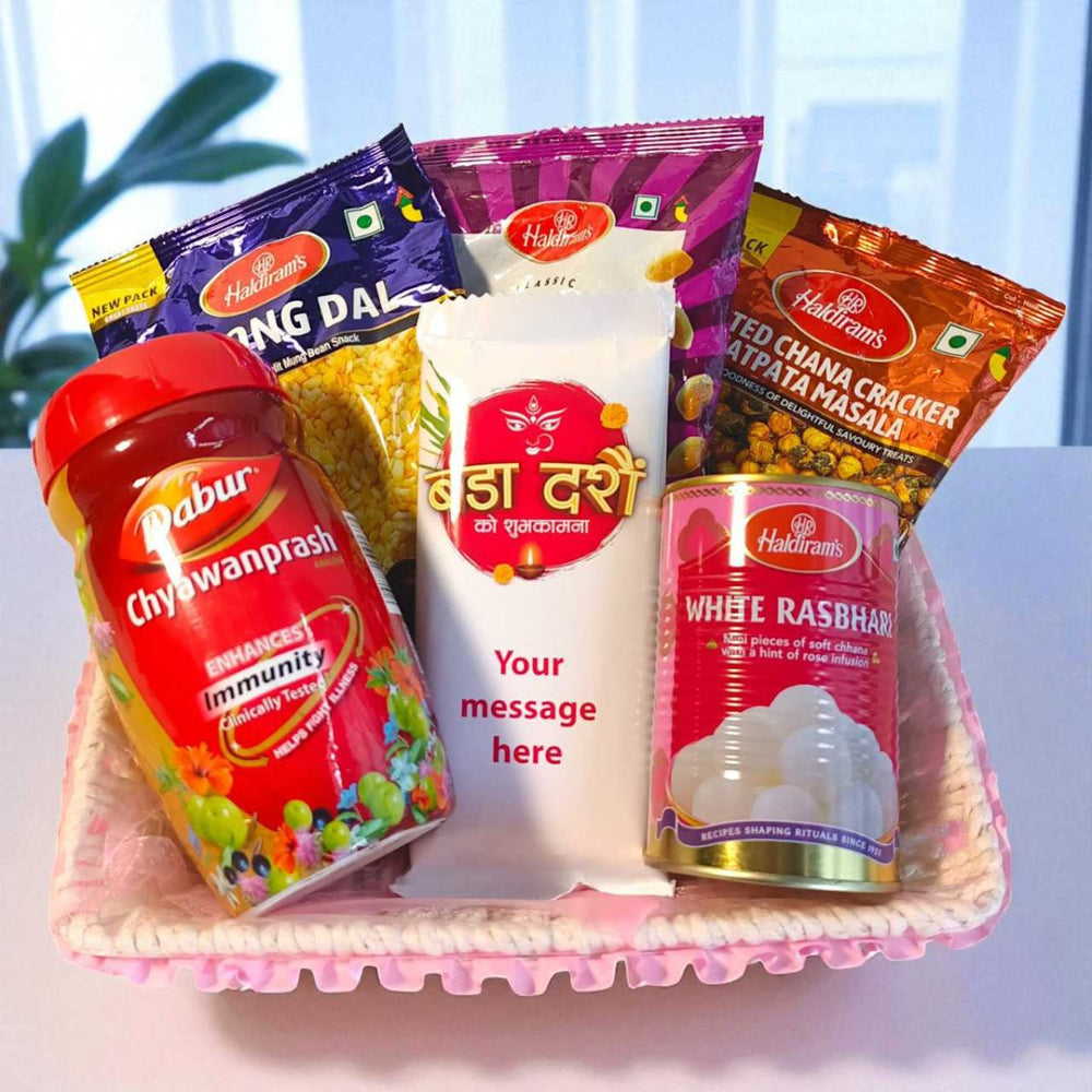 Dashain Sweet & Savory Set - Flowers to Nepal - FTN