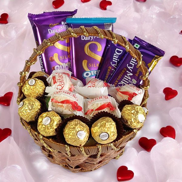 Decadent Chocolate Gift Basket - Flowers to Nepal - FTN