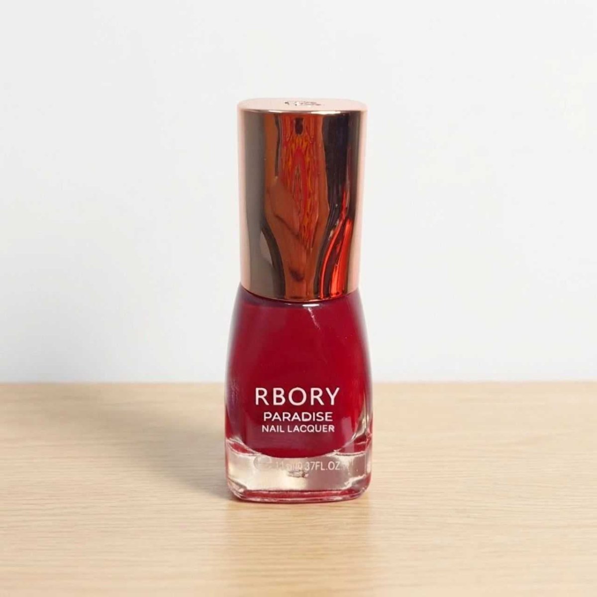 Deep Red Glossy Nail Polish - Flowers to Nepal - FTN