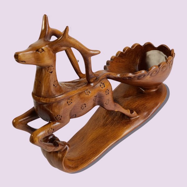 Deer Design Wine Bottle Holder - Flowers to Nepal - FTN