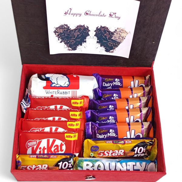 Delicious Chocolate Gift Box - Flowers to Nepal - FTN