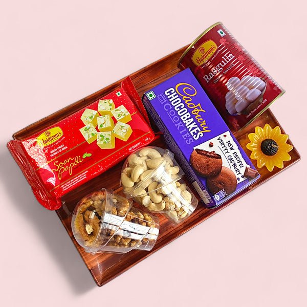 Delightful Sweet and Nuts Treat Hamper - Flowers to Nepal - FTN