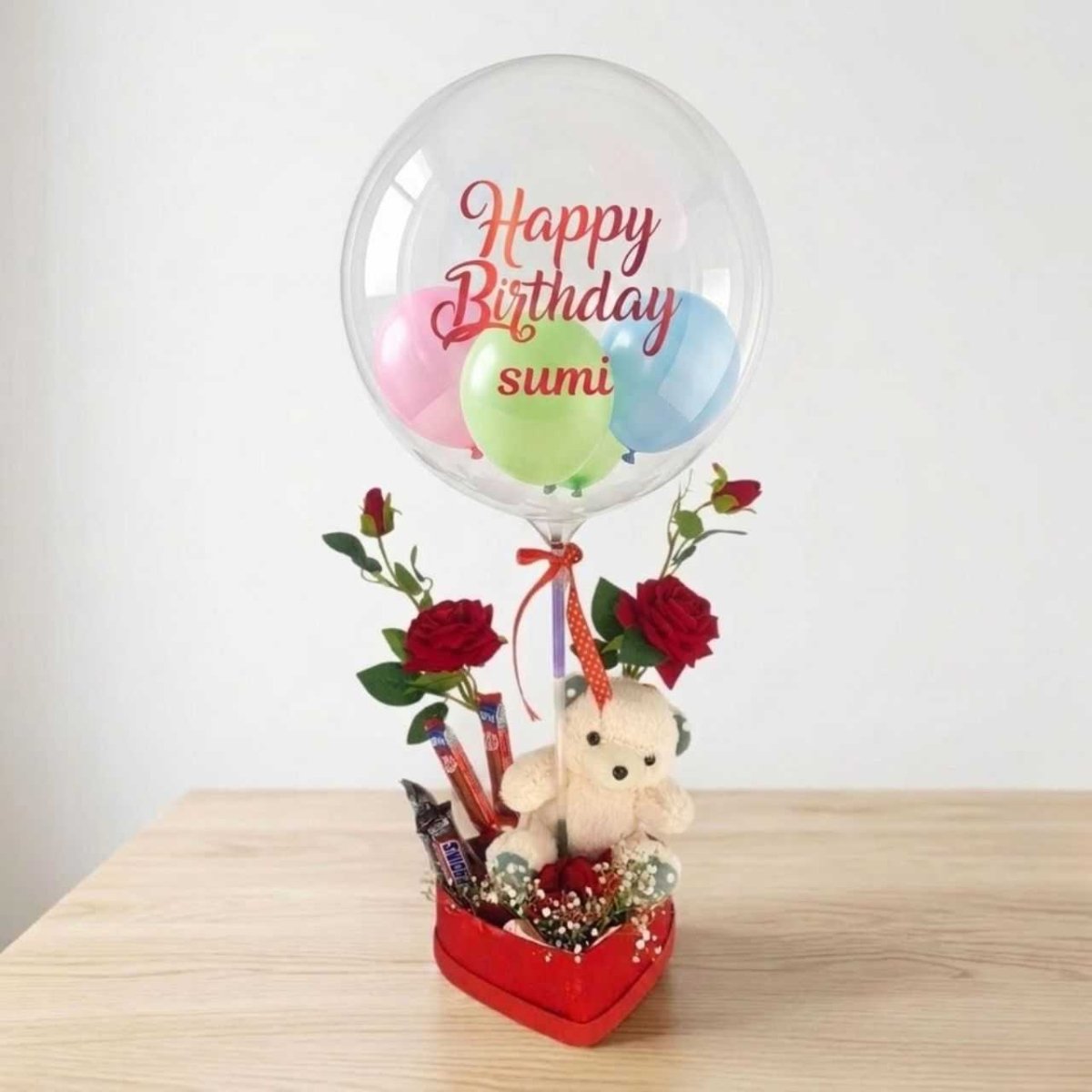 Deluxe Happy Birthday Celebration Gift Box - Flowers to Nepal - FTN