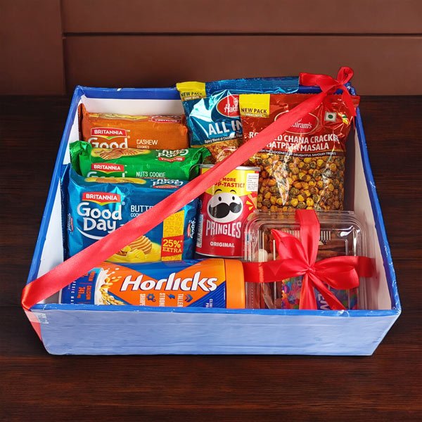 Deluxe Snack Gift Hamper - Flowers to Nepal - FTN