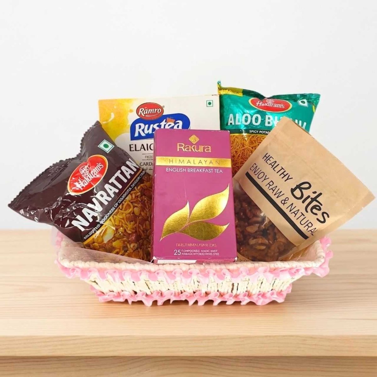 Deluxe Tea & Savory Treat Hamper - Flowers to Nepal - FTN