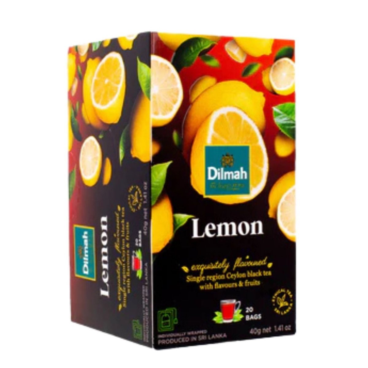Dilmah Lemon Infused Premium Green Tea - 30g - Flowers to Nepal - FTN