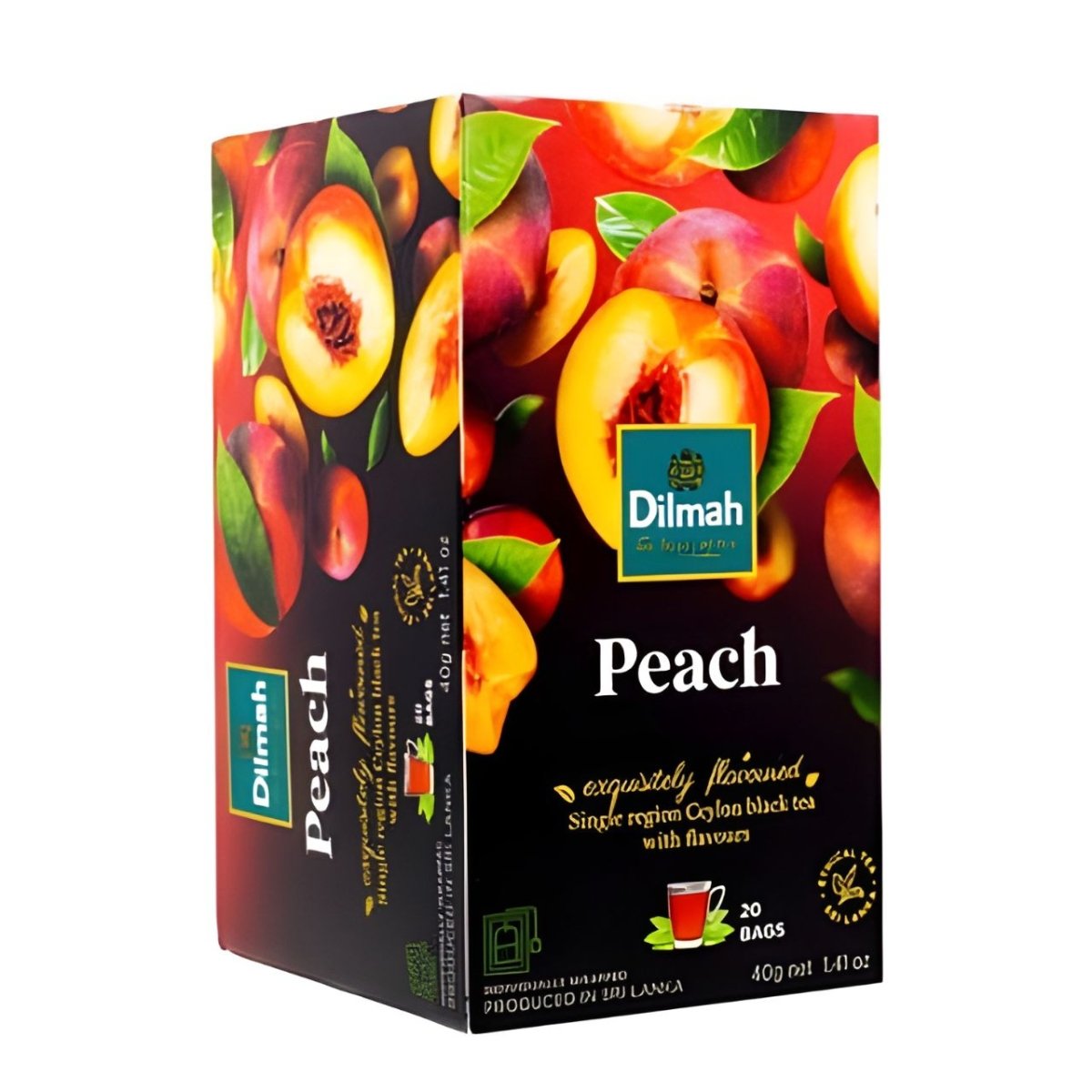 Dilmah Premium Green Tea With Peach (30g) - Flowers to Nepal - FTN