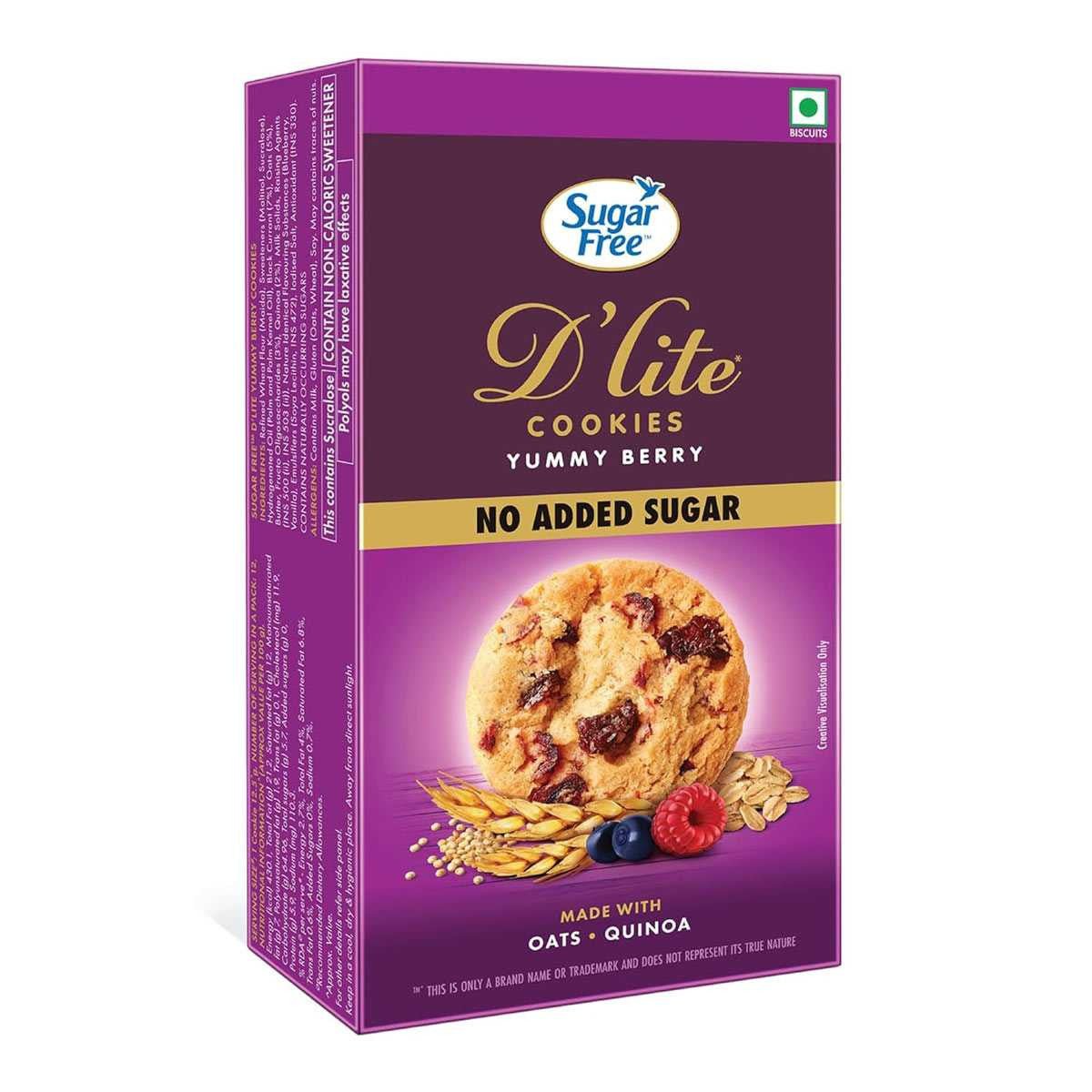 D'lite Sugar-Free Berry Cookies 150g - Flowers to Nepal - FTN