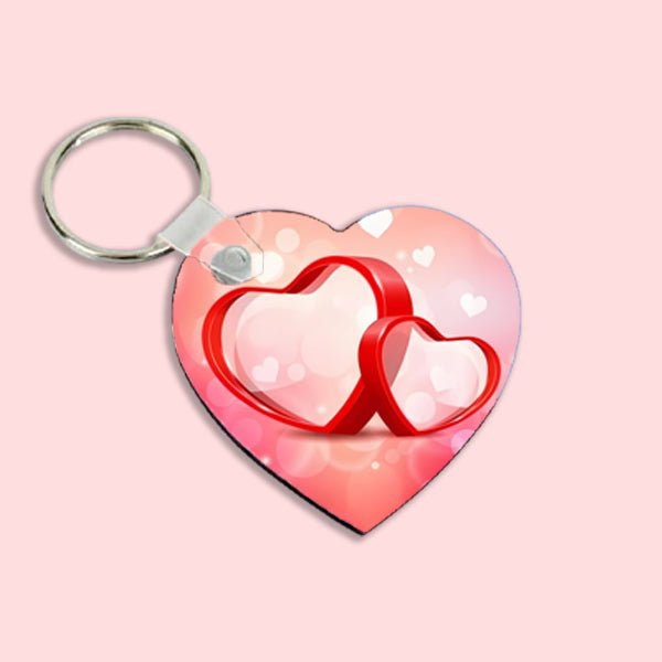 Double Heart Keyring for Love - Flowers to Nepal - FTN