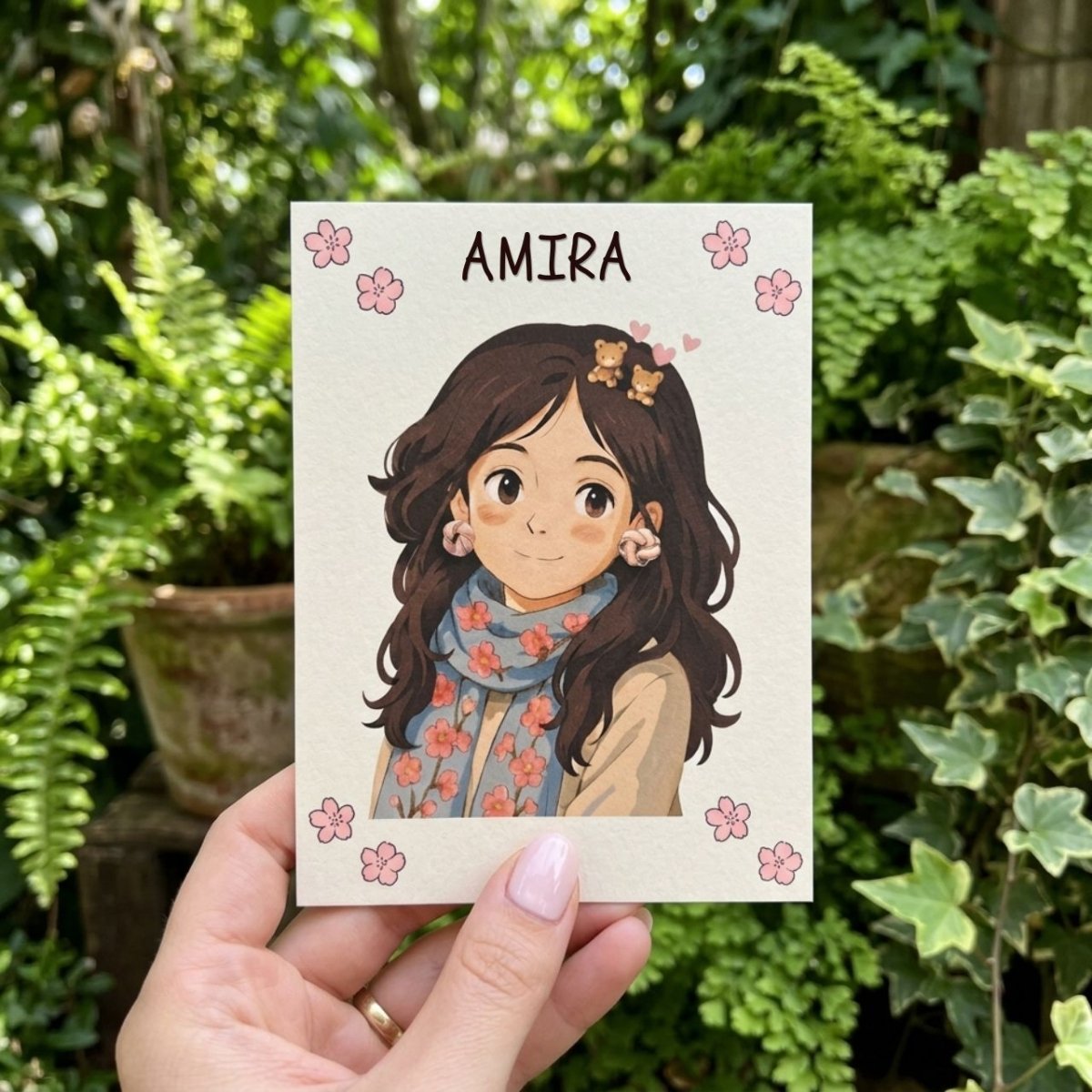 Dreamy Girl Earring Card - Flowers to Nepal - FTN