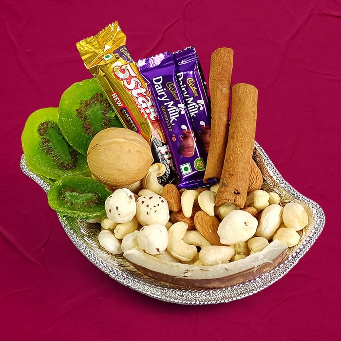 Dried Fruits and Nuts Sweet Gift - Flowers to Nepal - FTN