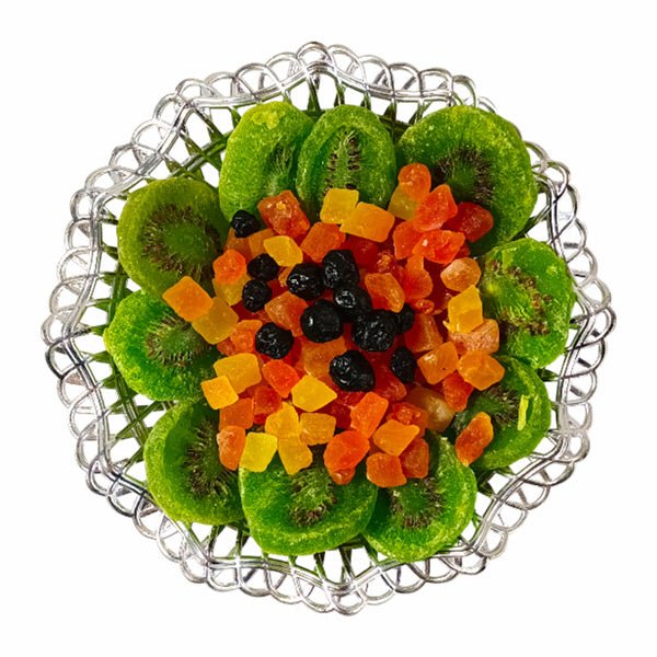 Dried Fruits Beautifully Decorated On Tray - Flowers to Nepal - FTN