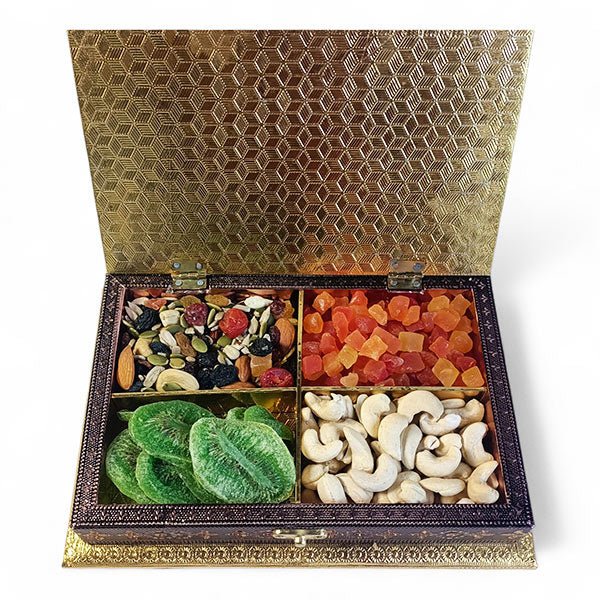 Dried Fruits & Cashew Gift Box - Flowers to Nepal - FTN