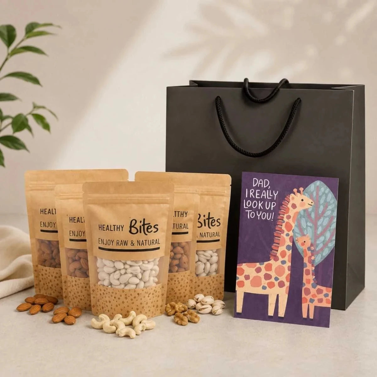 Dry Fruits Gift Hamper for Dad - Flowers to Nepal - FTN