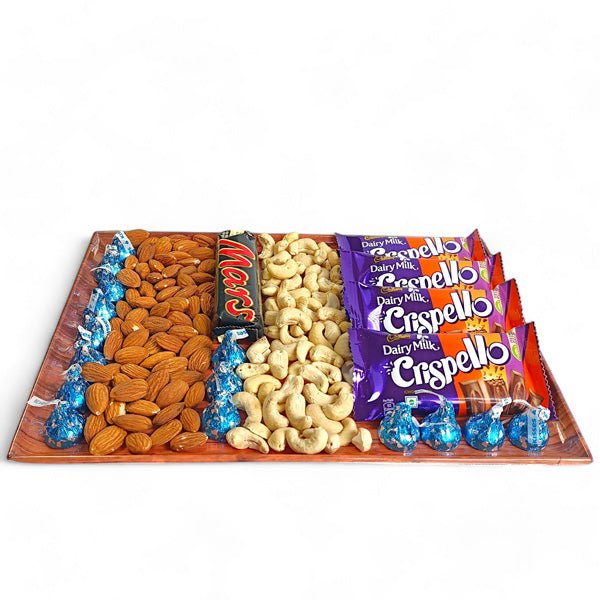 Dry nuts Combo With Chocolates - Flowers to Nepal - FTN