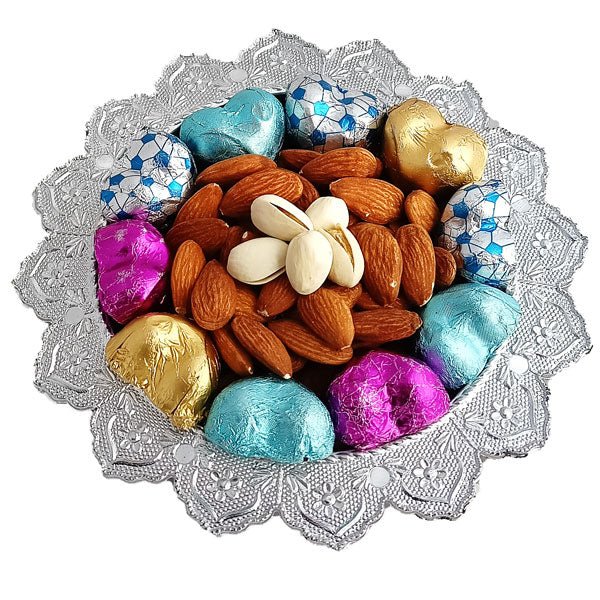 Dry Nuts & Gourmet Chocolate Combo - Flowers to Nepal - FTN