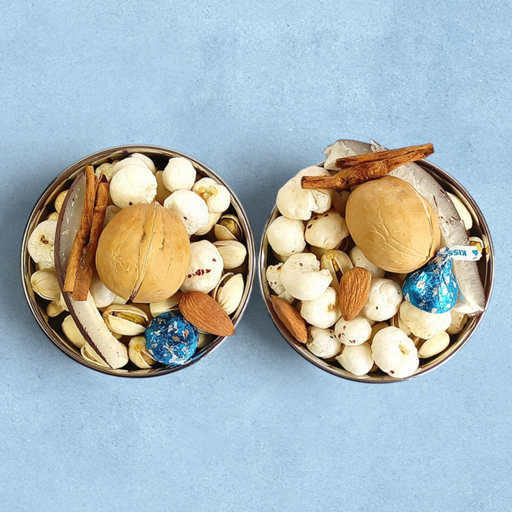 Dry Nuts Masala In Bowl - Flowers to Nepal - FTN