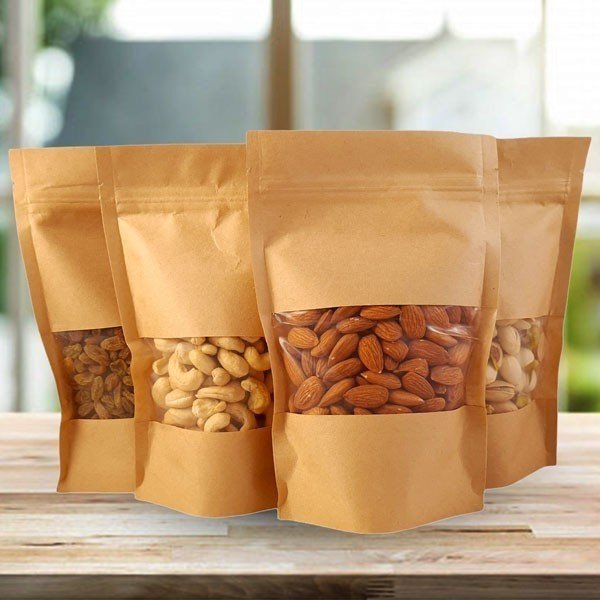 Dry Nuts Resealable Pouch Combo (200g x 4 Types) - Flowers to Nepal - FTN