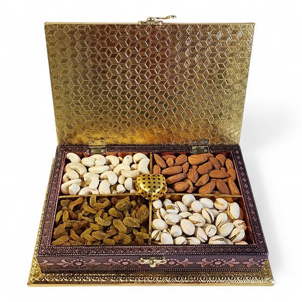 Dry Nuts Sweet Delights Box - Flowers to Nepal - FTN