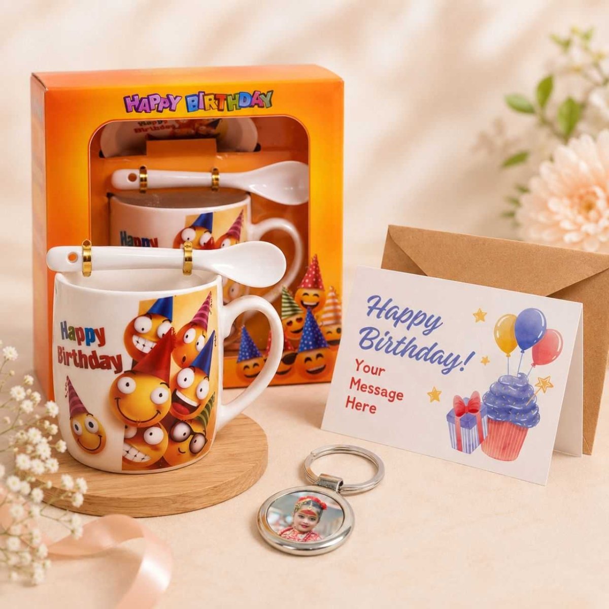 Elegant Birthday Memory Gift Collection - Flowers to Nepal - FTN
