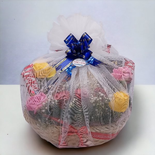 
                  
                    Elegant Chocolate and Roses Gift Basket - Flowers to Nepal - FTN
                  
                