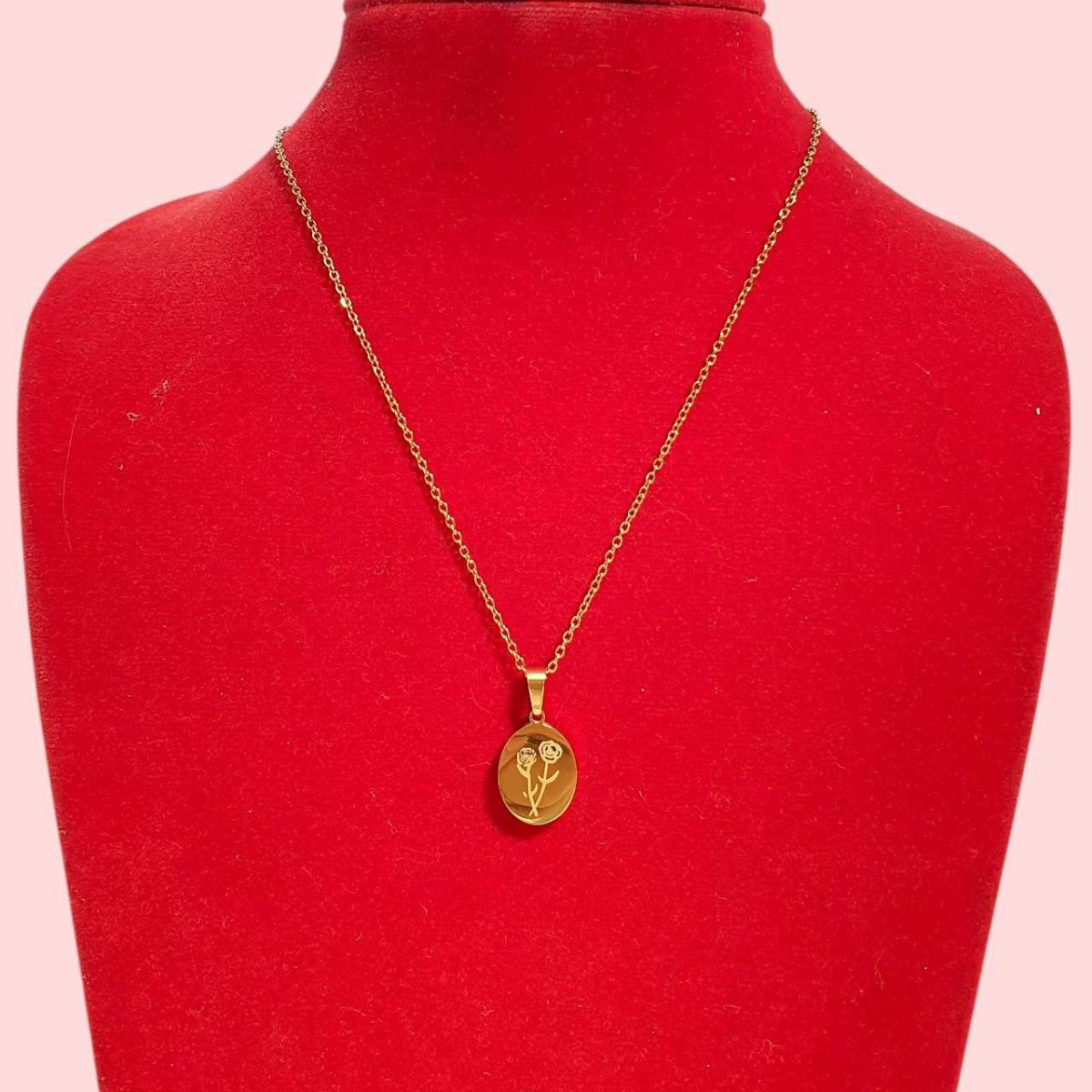 Elegant Gold Floral Pendant - Flowers to Nepal - FTN