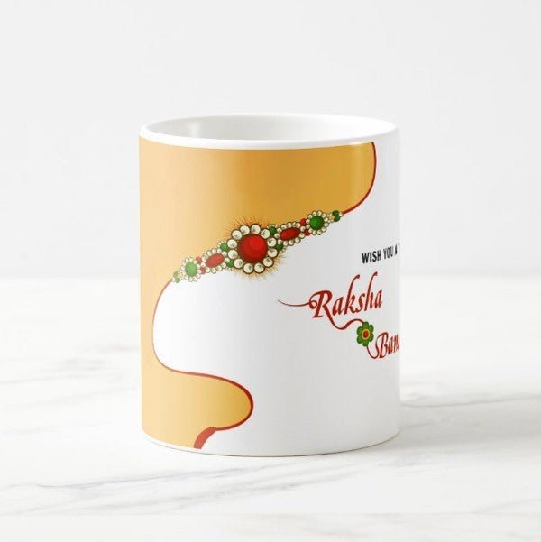 Elegant Raksha Bandhan Mug Gift - Flowers to Nepal - FTN