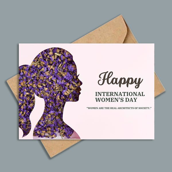 Empowering Women's Day Greeting Card - Flowers to Nepal - FTN