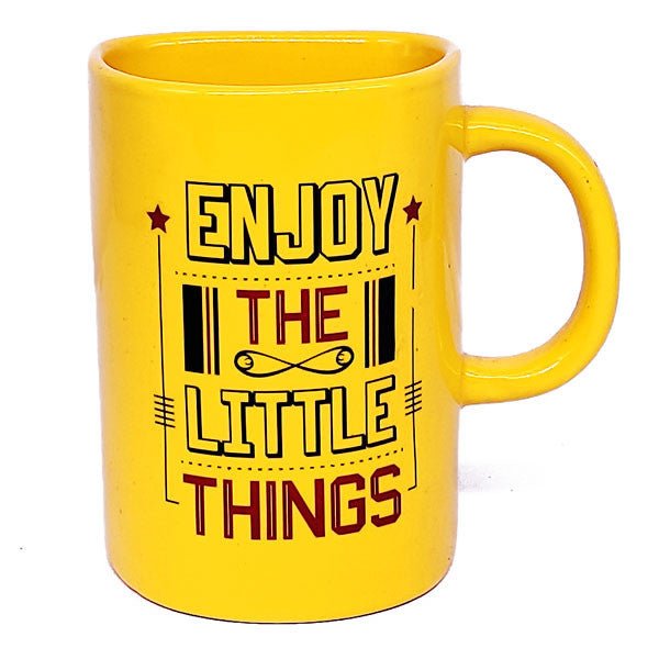"Enjoy The Little Things" Printed Donut Hole Mug - Flowers to Nepal - FTN