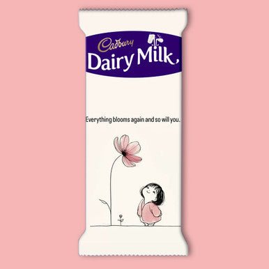 Everything Blooms Again Dairy Milk 105g - Flowers to Nepal - FTN