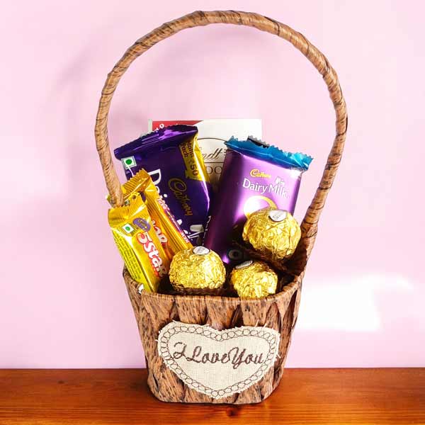 Exquisite Chocolate Basket - Flowers to Nepal - FTN